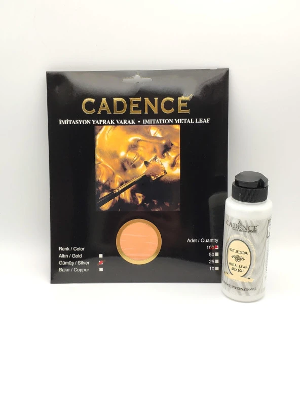 YAPRAK VARAK GÜMÜŞ 100 YAPRAK SÜT MİXİON 120ML ürün görseli 1