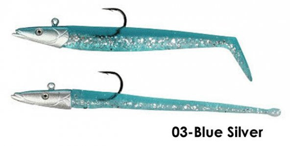Savage gear Sandeel And Slug 10 cm 10 gr 4+2 Adet 03-Blue Silver ürün görseli 1