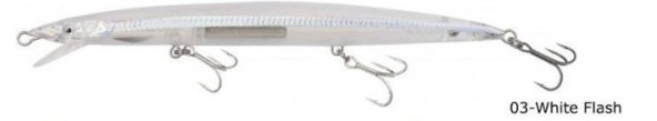 Savage gear Sandeel Jerk Minnow 145 14g  Suni Yem 03-White Flash ürün görseli 1