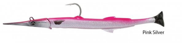 Savage gear Needlefish Pulsetail 2+1 18 cm 26g Suni Yem Pink Silver ürün görseli 1