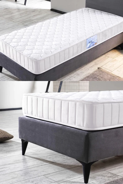 Ecostil Set ( Baza + Başlık + Yatak ) 90 x 190 cm - Resim 3