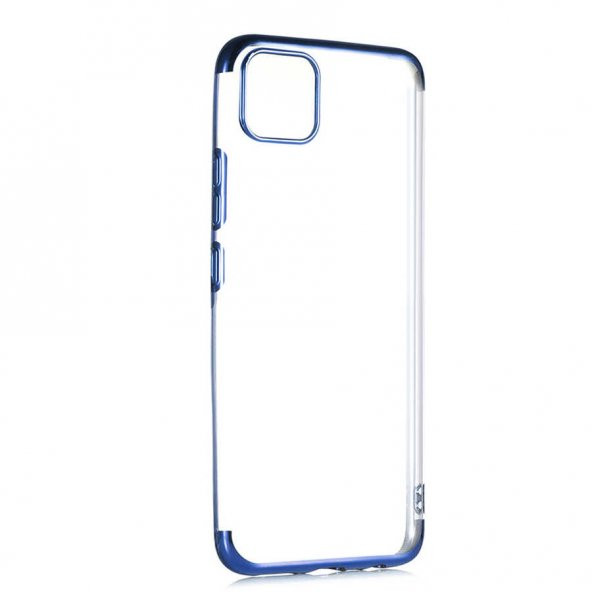 Realme C11 Kılıf İnce Köşeleri Renkli Şeffaf Silikon ürün görseli 1