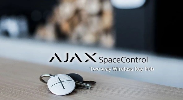 Ajax SpaceControl Kablosuz Kumanda - Beyaz - Resim 6
