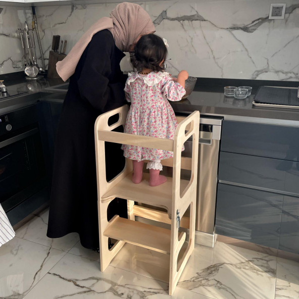 öğrenme kulesi - aktivite masası - mama masası ürün görseli 1
