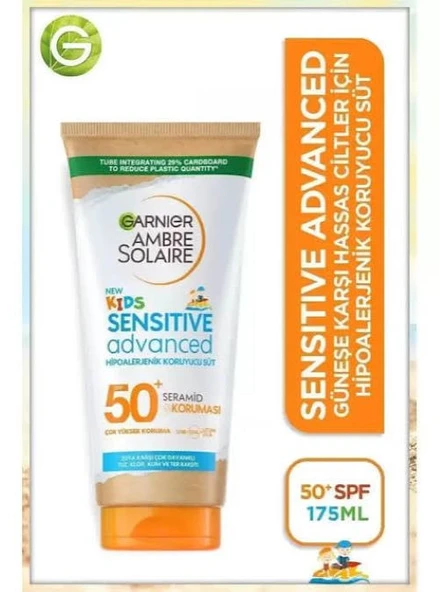 Garnier Ambre Solaire Çocuklar İçin Hipoalerjenik Koruyucu Süt SPF50+ 175 ml Çocuk spf 50+ Garnier ürün görseli 1
