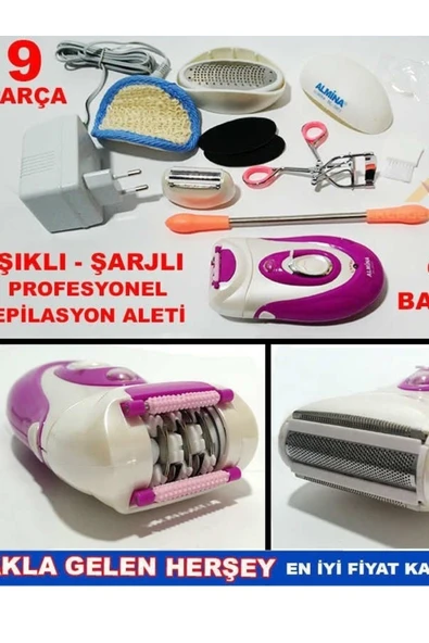 ALMİNA Dl-2023 Epilatör - Resim 4
