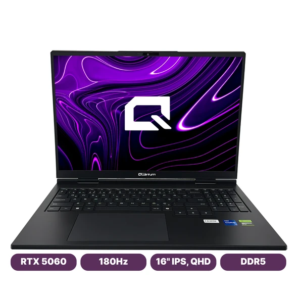 Quantum Gaming Riftblade 16 X i7-13620H 32GB DDR5 1TB NVMe RTX 5060 8GB GDDR7 16" QHD IPS Gaming Notebook ürün görseli 1