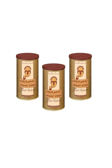 Kurukahveci Türk Kahvesi 250 Gr x 3 ürün görseli 1