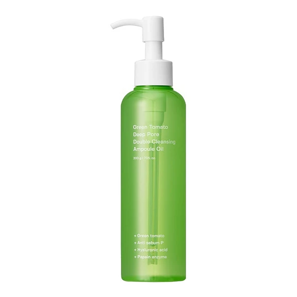 Sungboon Editor Green Tomato Deep Pore Double Cleansing Oil - Çift Etkili Temizleme Yağı 200 g ürün görseli 1