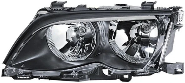 Bmw 3 Serisi 2002-2005 Far Sol Siyah (Oem No:63127165769) ürün görseli 1