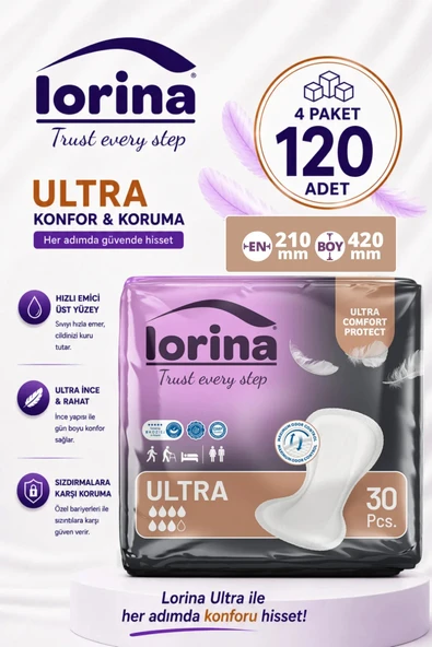 Lorina Ultra Mesane Pedi 7 Damla 30’lu x 4 Adet ürün görseli 1