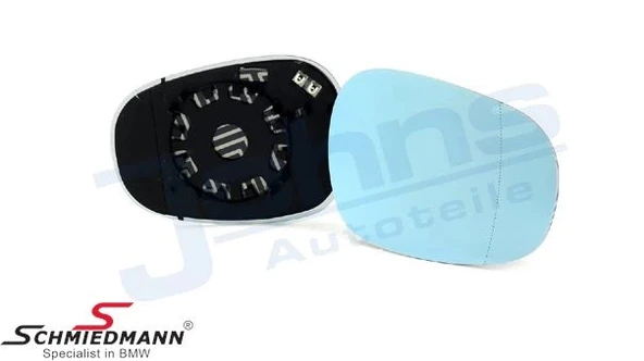 Bmw 1 Serisi 3 Serisi E91 E92 E93 Elektrikli Ayna Camı (2008 Yılında Çıkan Kasa) Kör Noktalı Mavi Cam Sağ (Oem No: 51167 ürün görseli 1