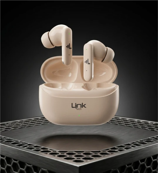 S160 ANC Kablosuz Bluetooth Kulaklık (BEIGE) - Resim 5