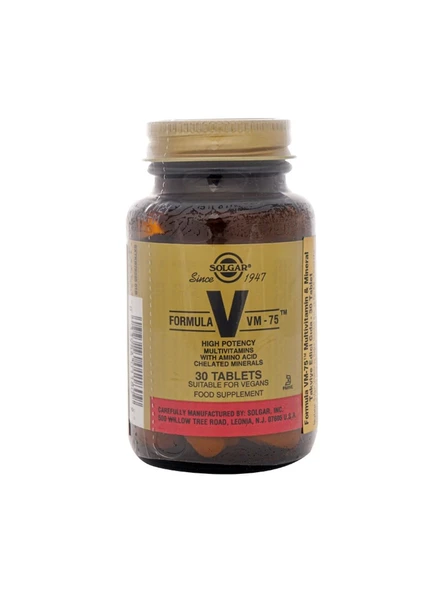 Solgar VM 75 Multivitamin 30 Tablet ürün görseli 1