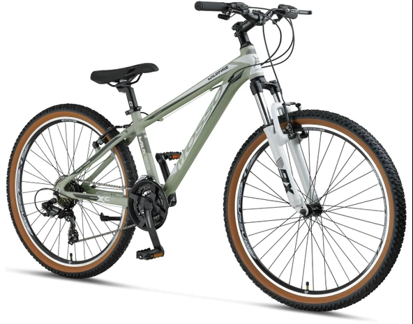 MOSSO WILDFIRE M-26-V ERKEK DAĞ BİSİKLETİ 355H V 26 JANT 21 VİTES MAT GRİ ürün görseli 1