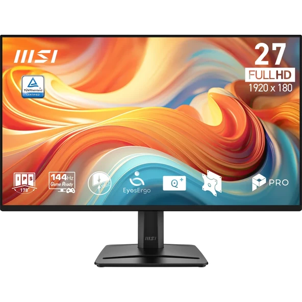 MSI PRO MP275 E14L 27 1920x1080 FHD 144Hz 4ms HDMI VGA HDR Ready AMD FreeSync IPS Monitör ürün görseli 1