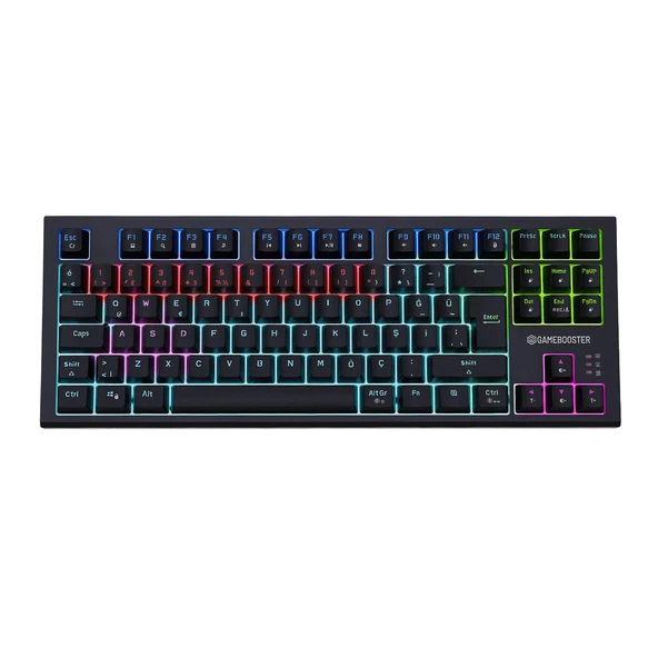 GameBooster Lumin RGB Red Switch GB-G26RB Kablolu Siyah Mekanik Gaming Klavye ürün görseli 1