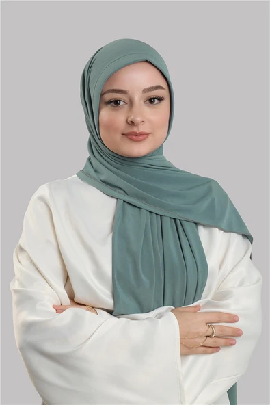 Çağla Yeşili Pratik Hazır Geçmeli Şal Sandy Önü Süngerli 2412_32 ürün görseli 1