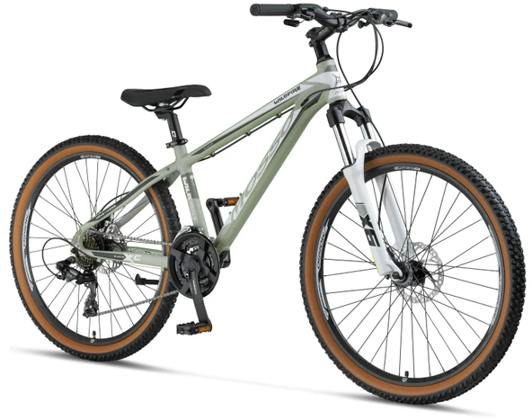 MOSSO WILDFIRE M-26-H ERKEK DAĞ BİSİKLETİ 355H HD 26 JANT 21 VİTES MAT GRİ ürün görseli 1
