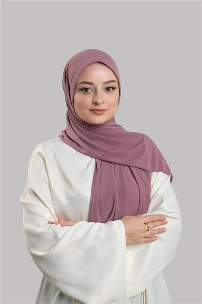 Koyu Violet Pratik Hazır Geçmeli Şal Sandy Önü Süngerli 2412_50 ürün görseli 1