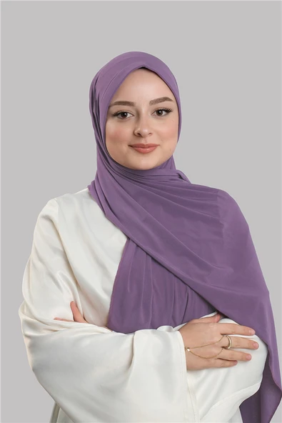 Mor Pratik Hazır Geçmeli Şal Sandy Önü Süngerli 2412_22 ürün görseli 1