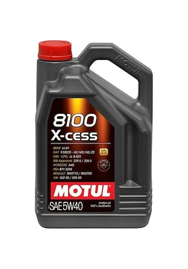 8100 X-cess 5w-40 Tam Sentetik Motor Yağı 4 L ürün görseli 1