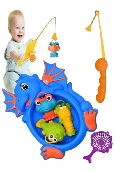 Tıfıl Toys Poşetli Oltalı Deniz Hayvanları Seti SFY-C160,Çocuklar İçin Eğitici ve Eğlenceli Balık Yakalama Oyun Seti ürün görseli 1