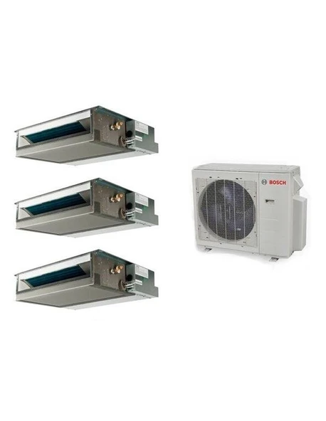 Bosch Multi Kanallı İnverter Klima 42000 Btu 1 Dış + İç Ünite 18000 + 18000 + 18000 Btu ürün görseli 1