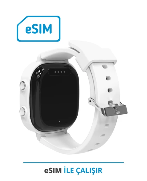 Wiky Watch 5E Beyaz Akıllı Çocuk Saati - Resim 2