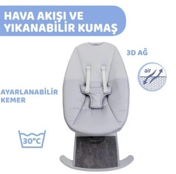 Chicco Comfy Elektrikli Ana Kucağı Silver Spring - Resim 4