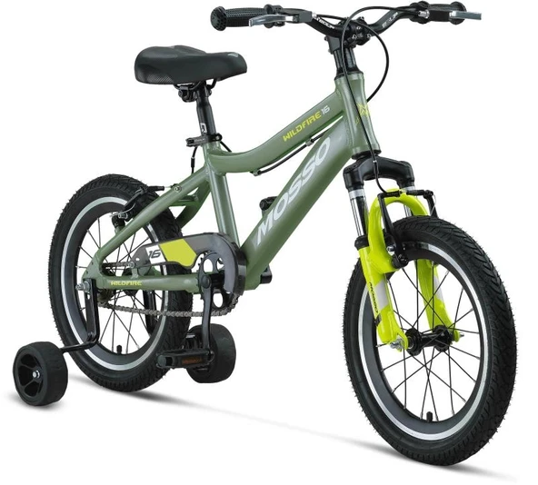 MOSSO WILDFIRE M-16-V ERKEK ÇOCUK BİSİKLETİ  255H 16 JANT ARMY FISTIK YEŞİL ürün görseli 1