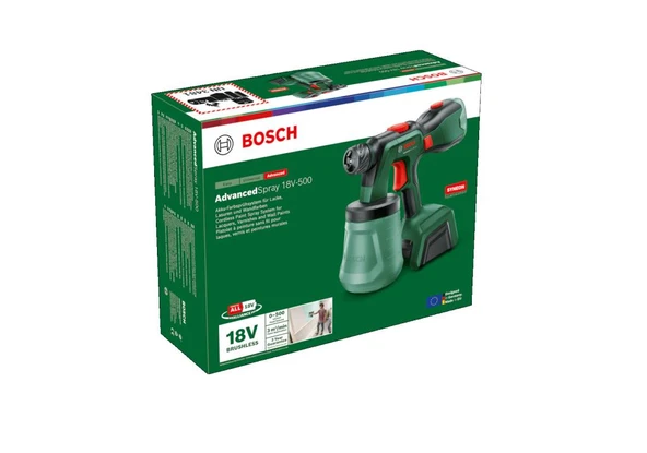 Bosch AdvancedSpray 18V-500 Boya Tabancası Solo - Resim 3