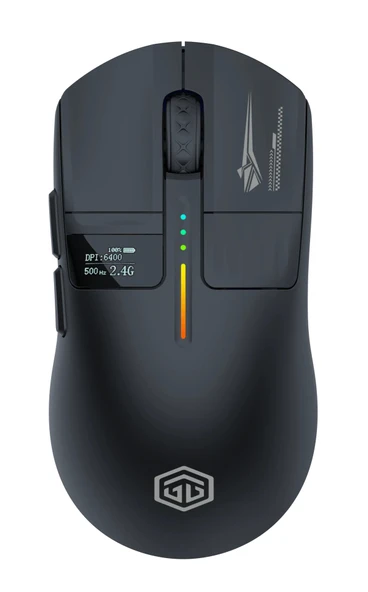 GameBooster Sway RGB 24000DPI Oled Triple Mode Siyah Gaming Mouse ürün görseli 1