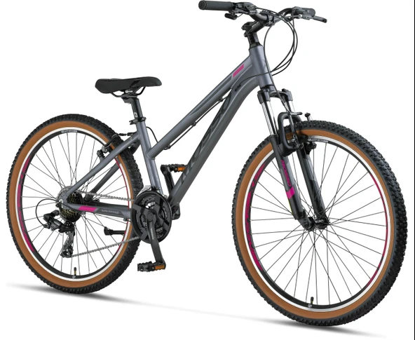 MOSSO WILDFIRE M-26-V ERKEK DAĞ BİSİKLETİ 355H V 26 JANT 21 VİTES MAT ANTRASİT ürün görseli 1