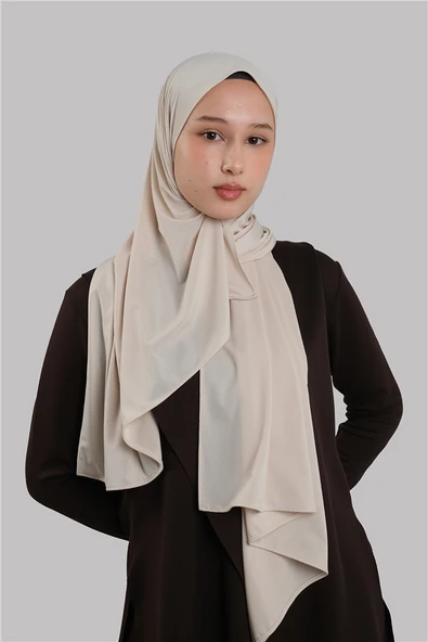 Bej Düz Klasik Şal Dikişli Premium Jersey Sade 202129_12 ürün görseli 1