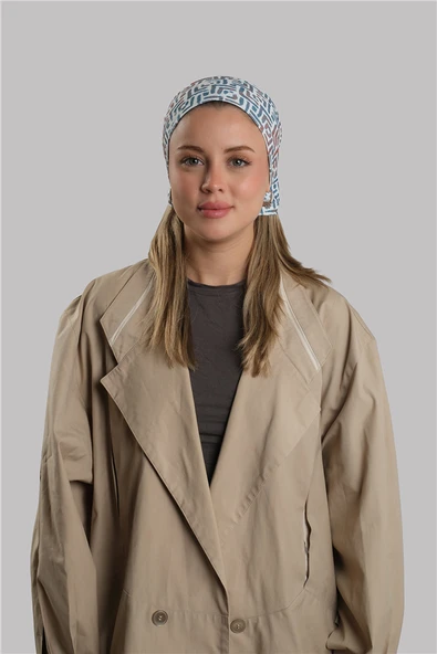 Çağla Yeşili Pratik Hazır Geçmeli Buff Bandana Sandy Desenli Boru Bone 2418_32 ürün görseli 1