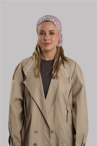 Gül Kurusu Pratik Hazır Geçmeli Buff Bandana Sandy Desenli Boru Bone 2418_18 ürün görseli 1