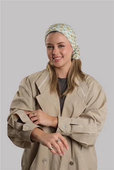 Yağ yeşili Pratik Hazır Geçmeli Buff Bandana Sandy Desenli Boru Bone 2419_36 ürün görseli 1
