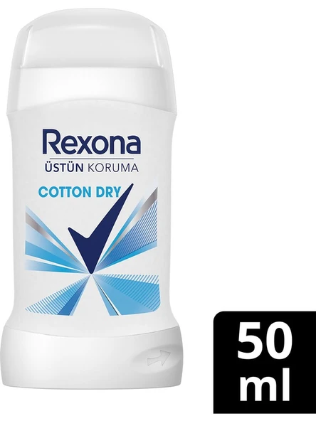 Rexona MotionSense Kadın Stick Deodorant Cotton Dry 40 ml ürün görseli 1