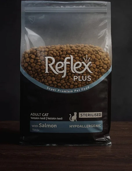 Reflex Plus Somonlu 1 kg Kısırlaştırılmış Yetişkin Kedi Maması ürün görseli 1