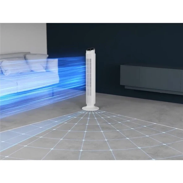 Rowenta VU7025 SilentFlow Effitech 8 Hız Kademeli Vantilatör - Resim 8