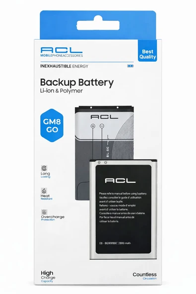 GM 8 Go ve GM 9 Go Uyumlu Batarya Pil 2800 mAh EB-BG900BBC ürün görseli 1