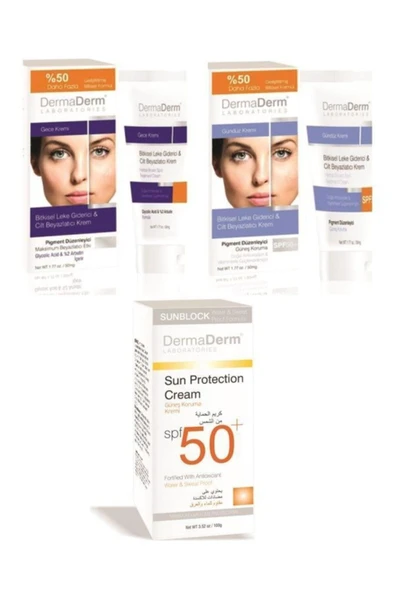 Leke Gündüz Kremi Ve Gece Kremi - 50 Spf Güneş Kremi ürün görseli 1