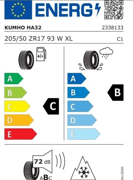 KUMHO XL SOLUS 4S HA32 205/50R17 93W 4 Mevsim Lastik - 2026 - Resim 2