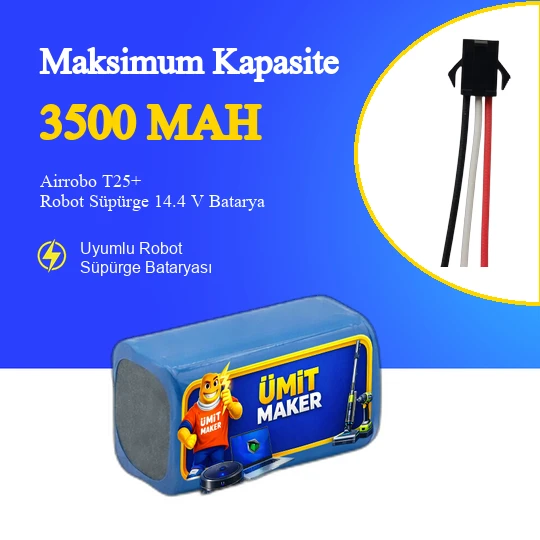 Airrobo T25+ Robot Süpürge 3500 mAh Batarya ürün görseli 1