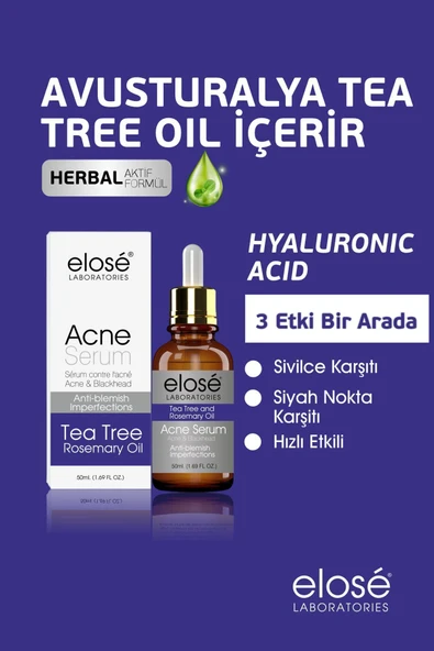 Çay Ağacı Akne Serum 50 Ml. - Resim 3