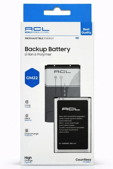 GM 22 Uyumlu Batarya Pil 2800 mAh Yüksek Kapasite ürün görseli 1
