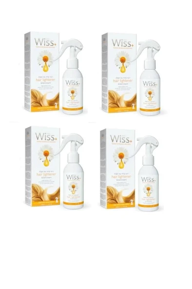 wiss Plus Papatya Özlü Saç Rengi Açıcı Sprey 150 Ml X 4 Adet ürün görseli 1