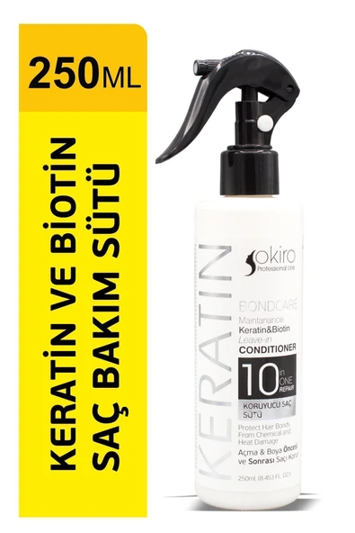 Keratin Özlü Koruyucu Saç Sütü 250 ml - Resim 2