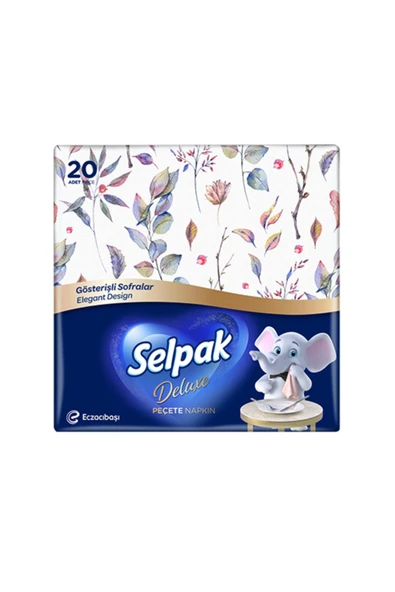 Elegant 20'li Deluxe Peçete - Gösterişli Sofralar Serisi ürün görseli 1